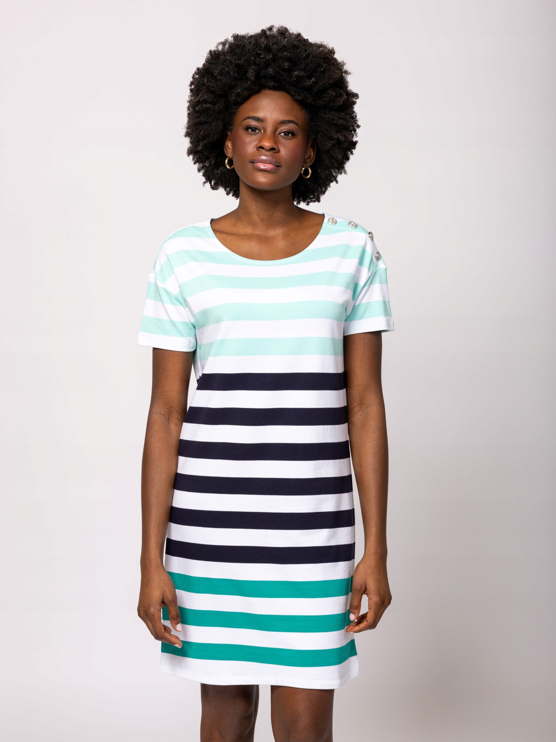 Heavy Tools Letní Šaty Před Kolena Vuol Sailor Vícebarevná L