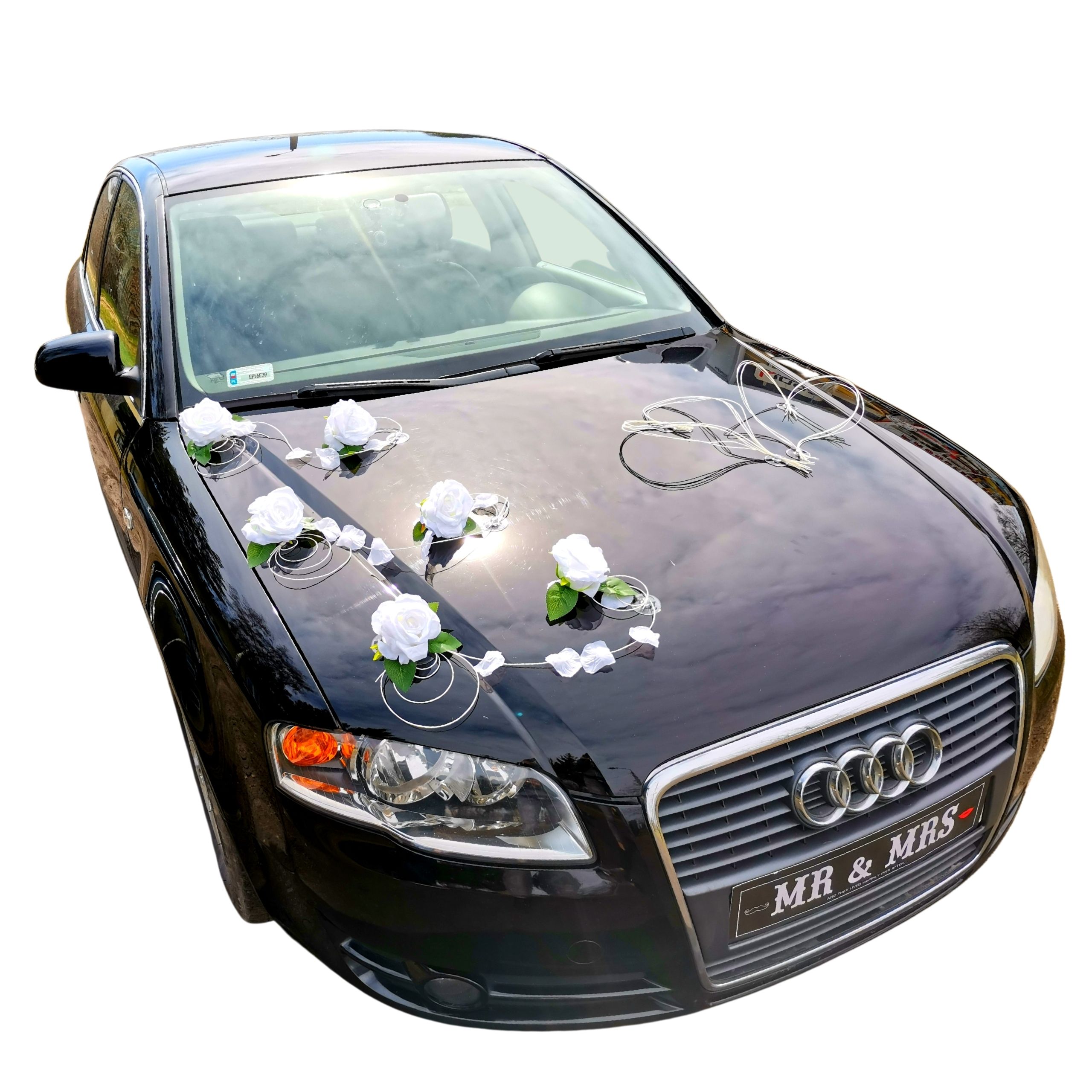 

Dekoracja Ślubna Samochodu, Ozdoby Na Auto Ślubne