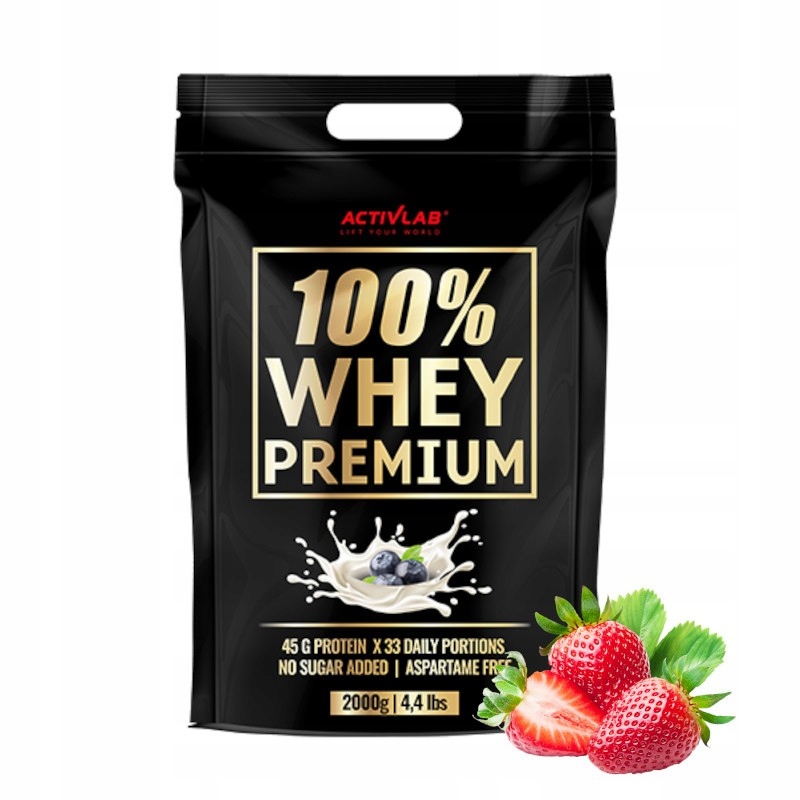 Activlab 100% Whey Premium 2000 g Jahoda