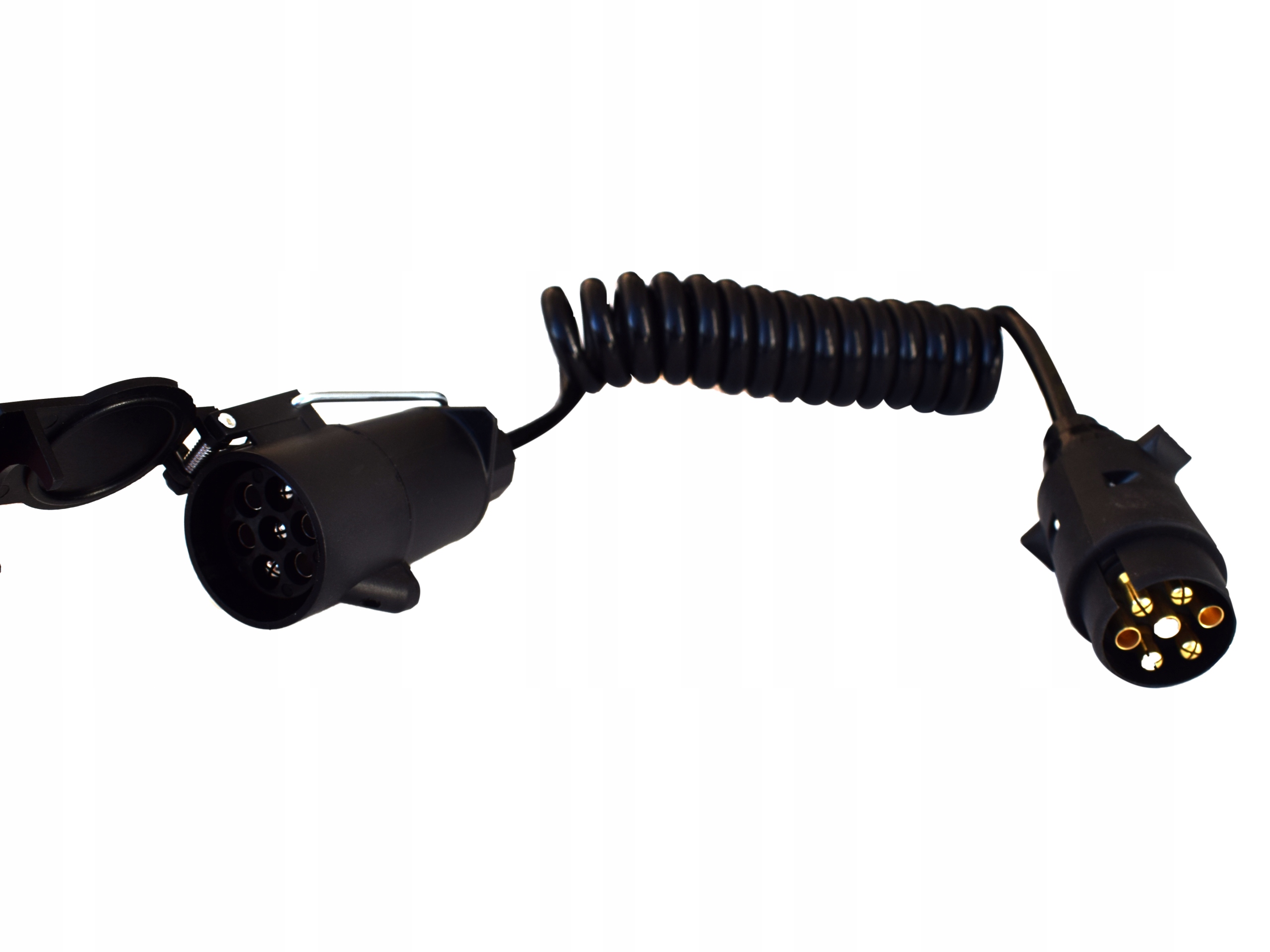 PRZEDŁUŻACZ PRZYCZEPY spiralny przewód 7PIN 4,5m