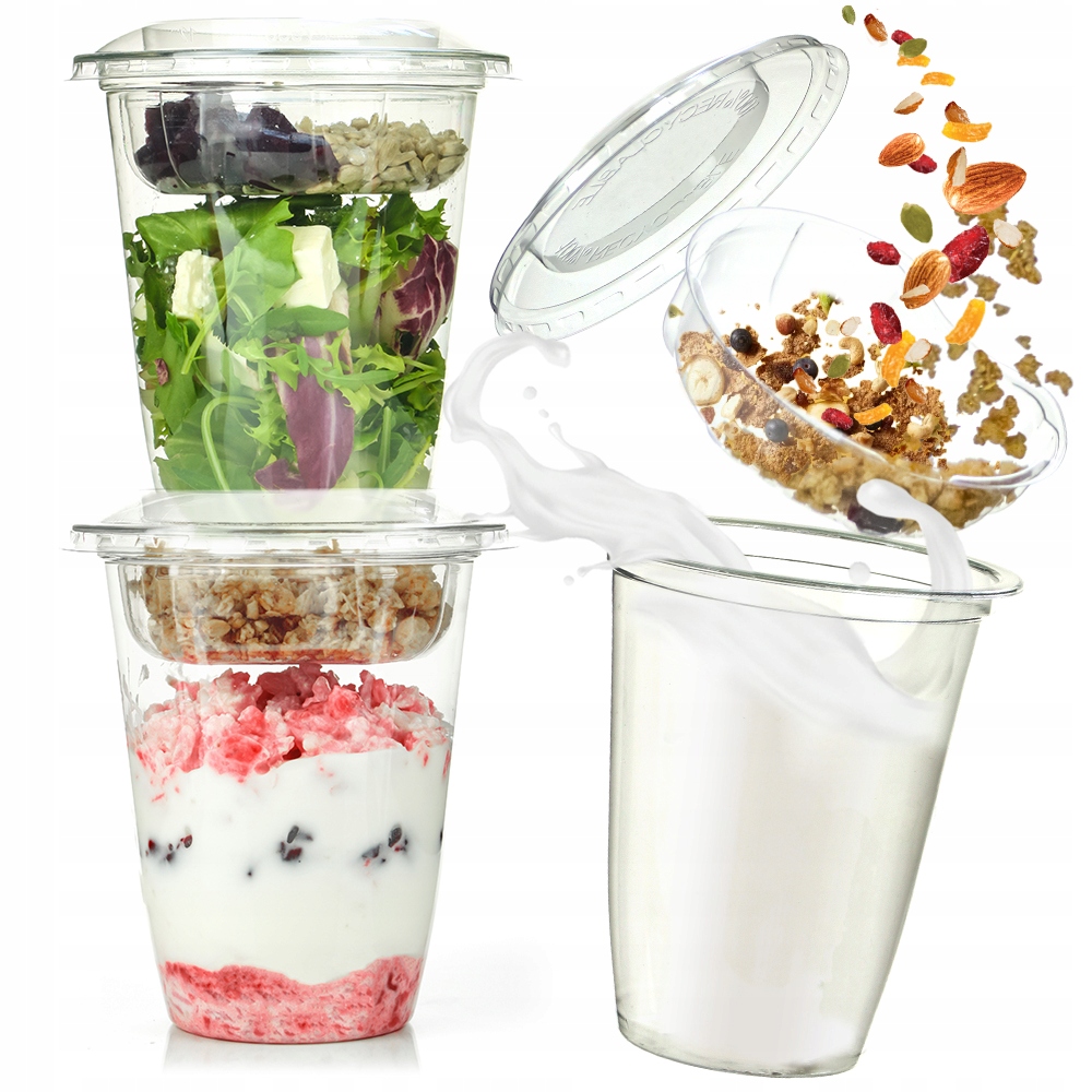 

Kubek Insert Z Pokrywką Wkładką 400ML 50 Sztuk