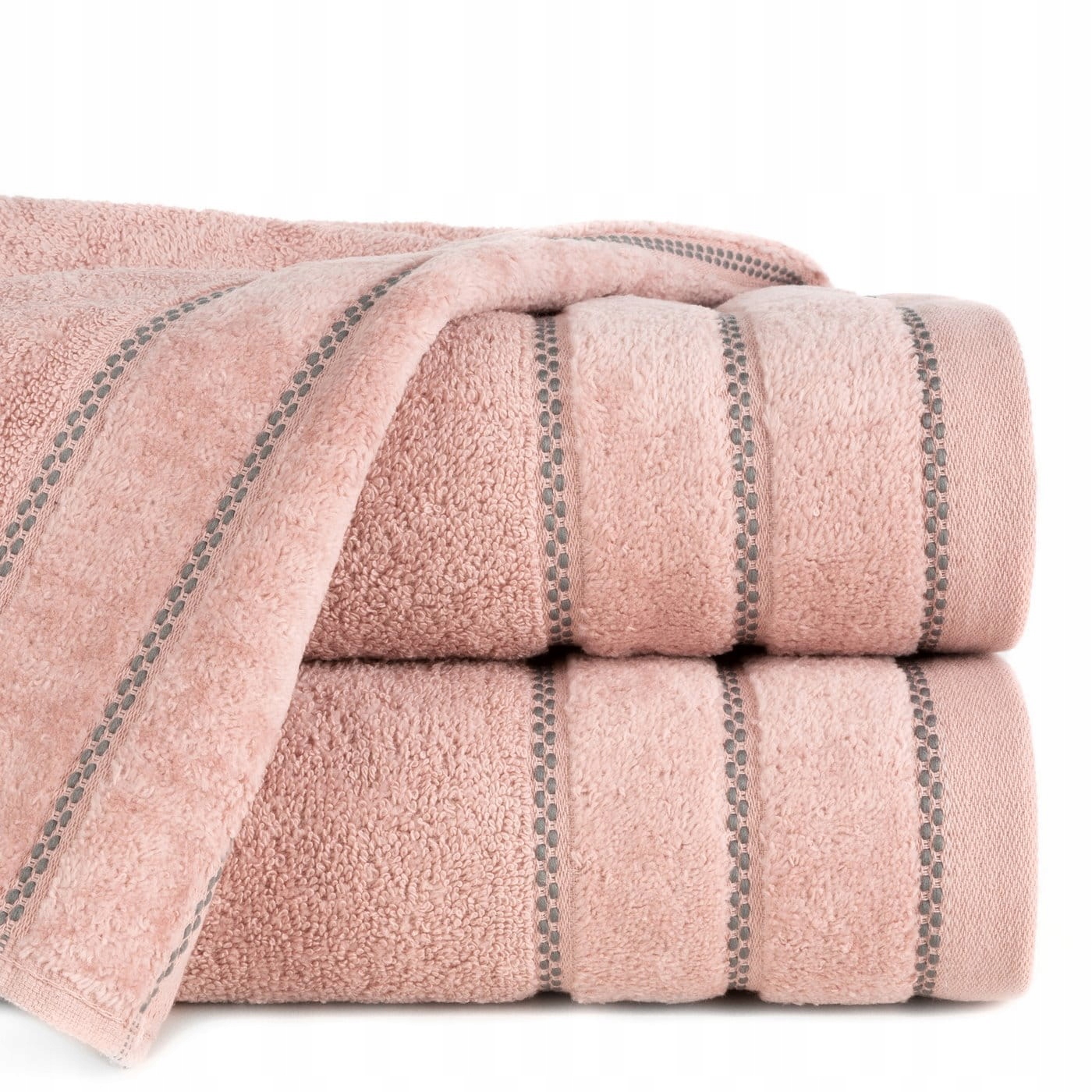 

Ręcznik Kąpielowy Frotte Duży Dona 70X140 Pudrowy
