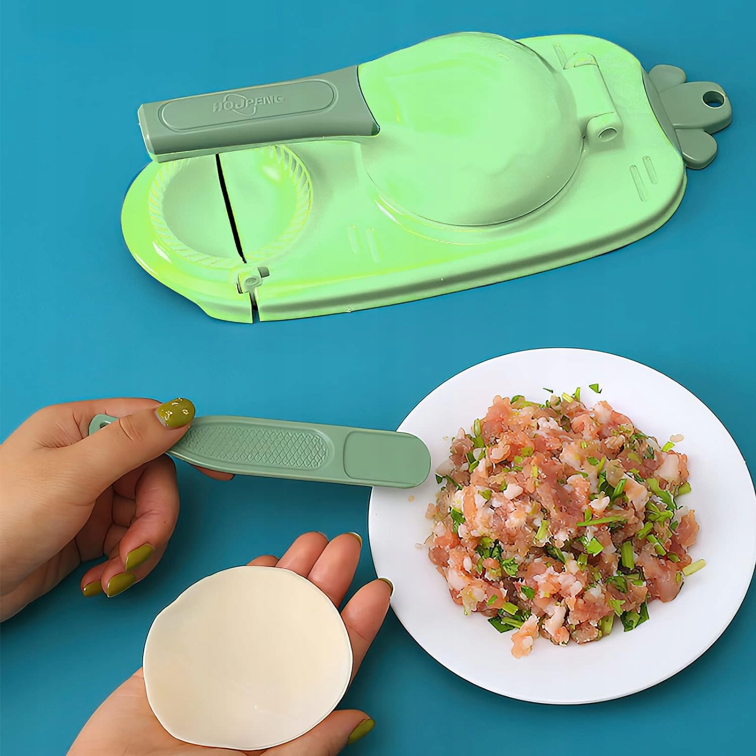 2w1 MASZYNKA FORMA DO LEPIENIA PIEROGÓW PIEROGARKA KÓŁKA Pierożnica EB618 Rodzaj ręczna