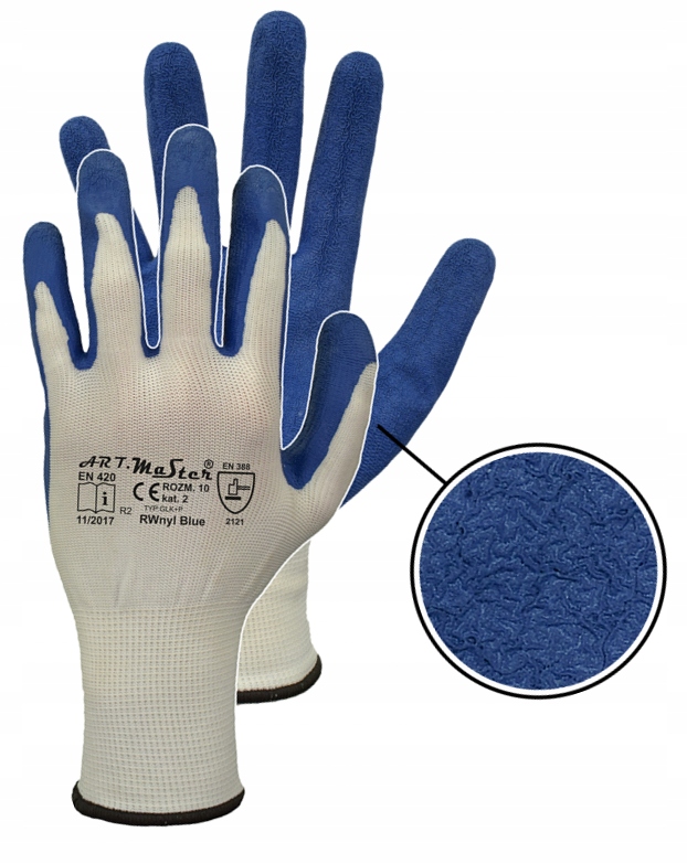 RĘKAWICE RĘKAWICZKI robocze MOCNE Rozmiar 10