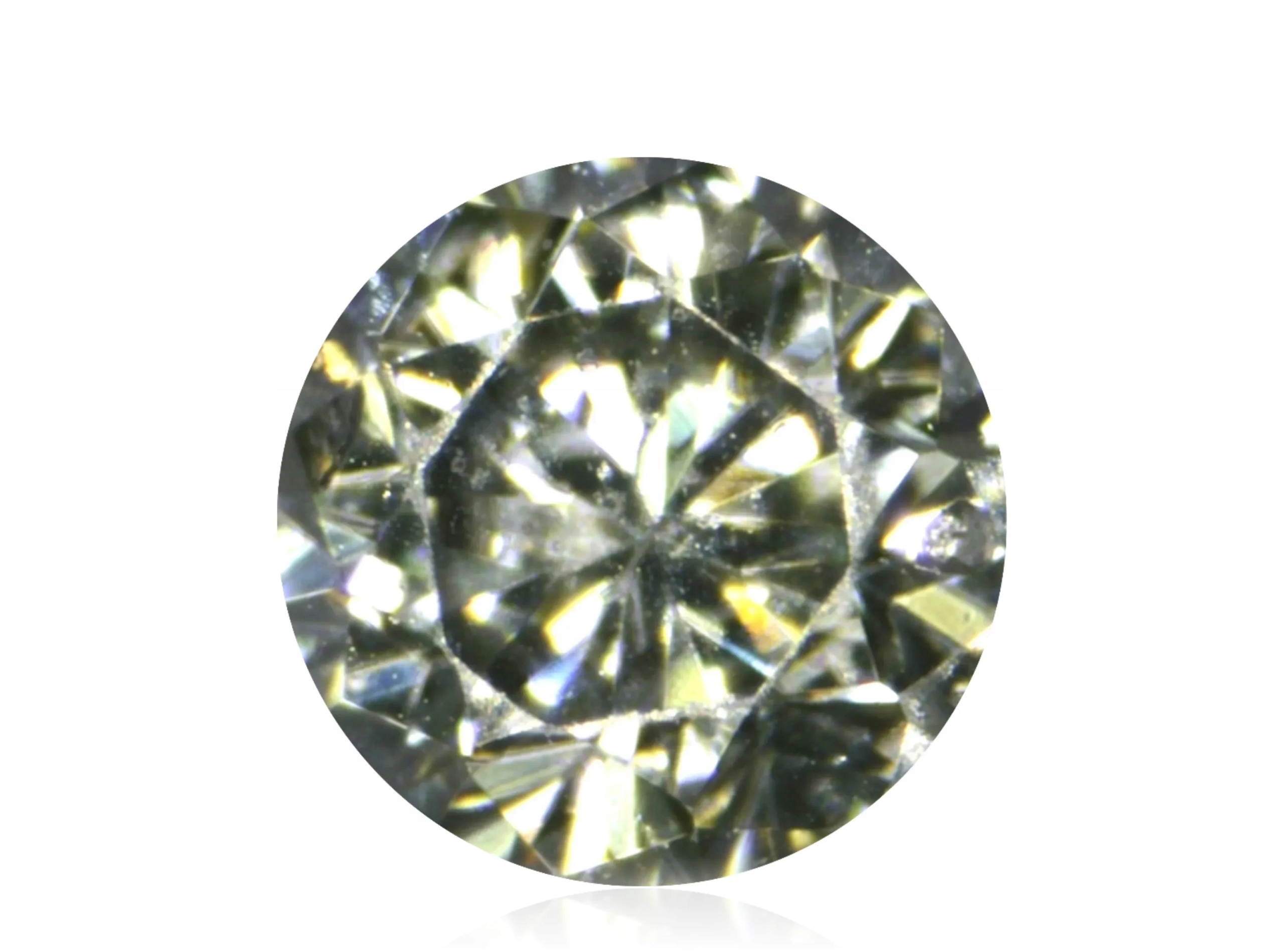 Přírodní Diamant 0.01ct Zelený Briliant SI1 eCertifikát Wbd