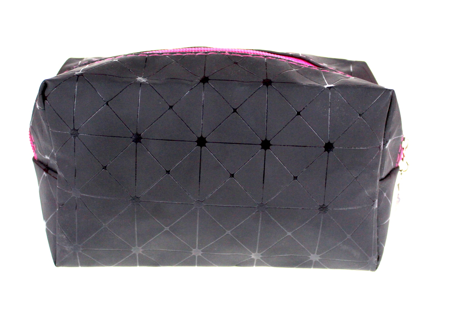 

Kosmetyczka damska 16,5x10x7 cm Czarna ekoskóra