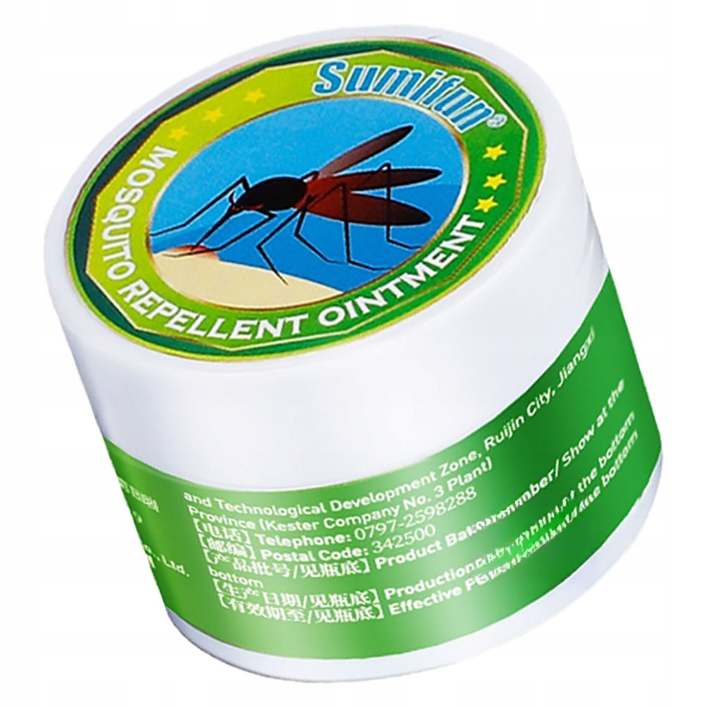 MAŚĆ NA KOMARY, ŁAGODZĄCA UKĄSZENIA I PRZYNOSZĄCA ULGE