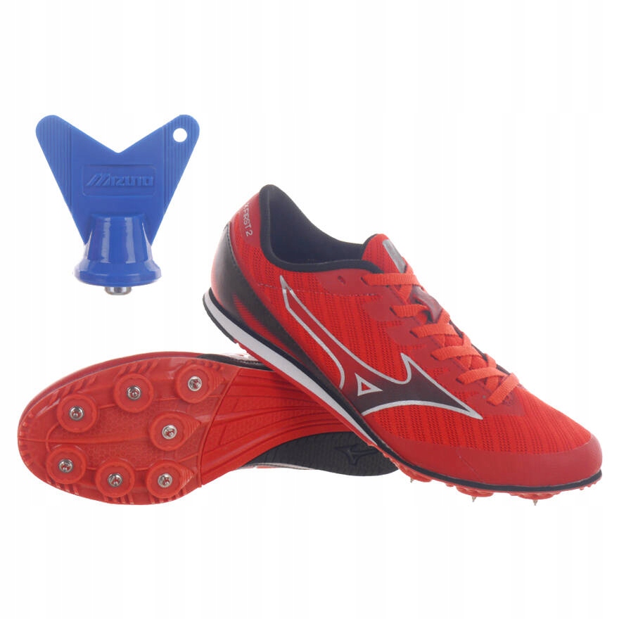 Atletické hroty Mizuno pro běh skoku do dálky nad trojskokem, sport