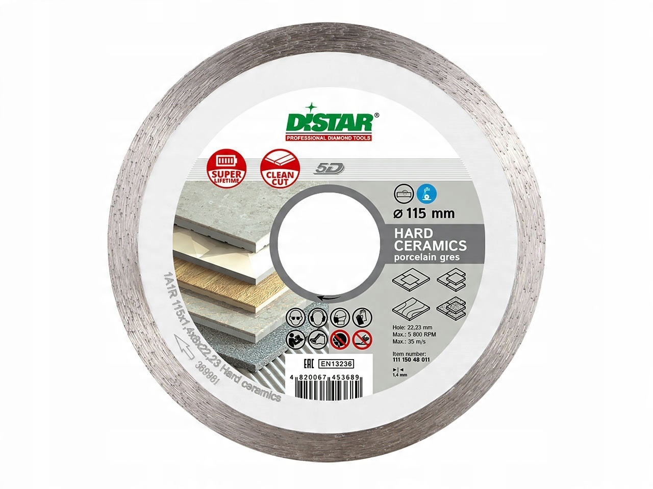 

Tarcza Do Cięcia Gresu Distar Hard Ceramics 115MM