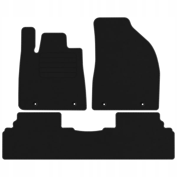 Lexus Rx 09-15 velurové koberce Comfort stopky