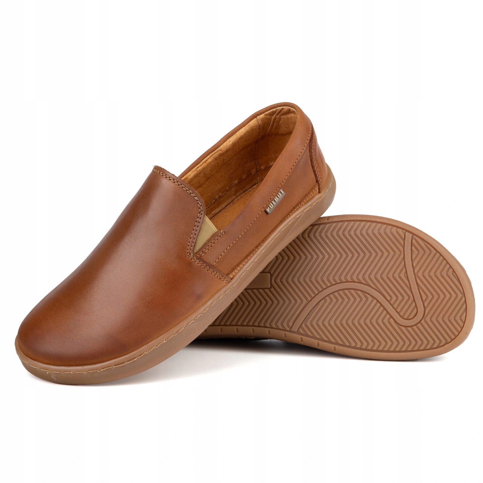 Pánské kožené boty wide toe Polbut 2605 nazouvací 44