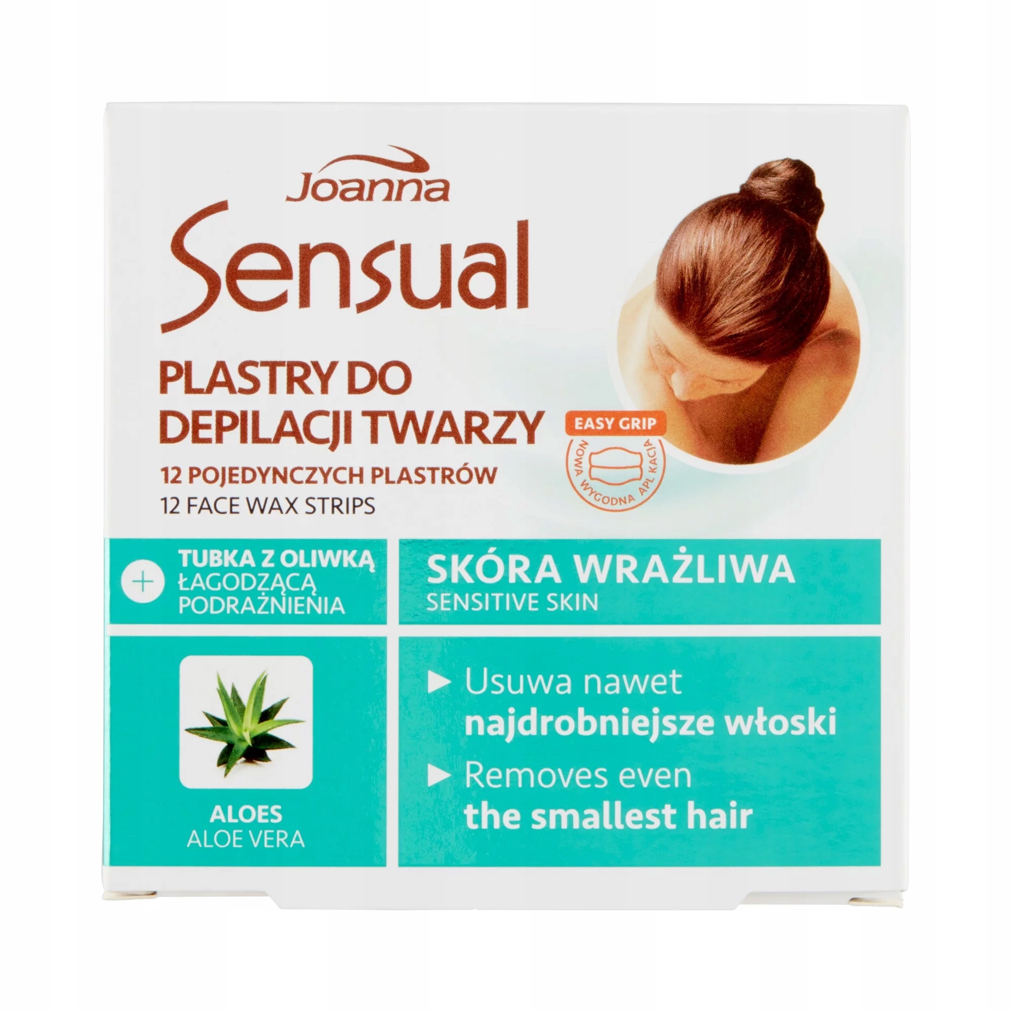 

Joanna Sensual plastry do depilacji twarzy Aloes