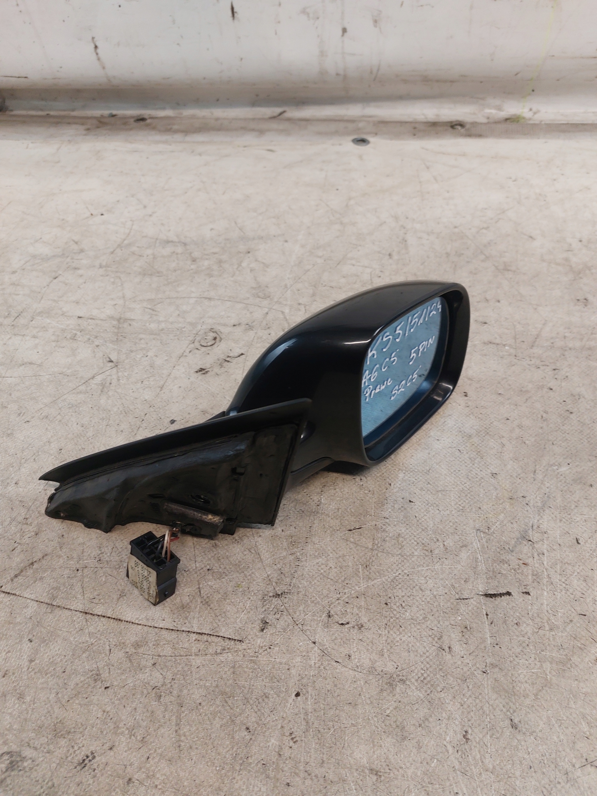 mirror right AUDI A6 C5 5PIN LZ9U