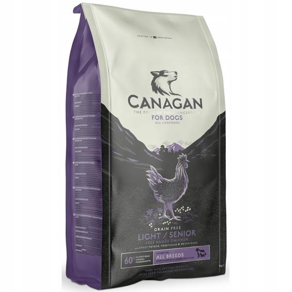 Levně Canagan Dog Dry Light Senior 12 kg