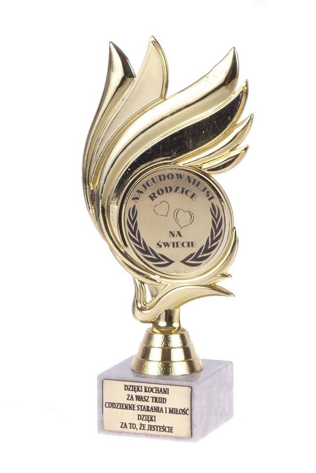 Statuetka Płomień Dla Najcudowniejsi Rodzice