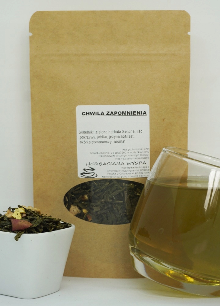 Okamžik Zapomnění 500 g čaj Sencha kopřiva jablko ostružina