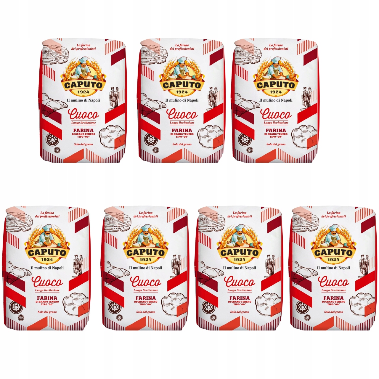 Caputo Cuoco Mouka na pizzu Typ 00 1 kg W300 Italská Neapolská