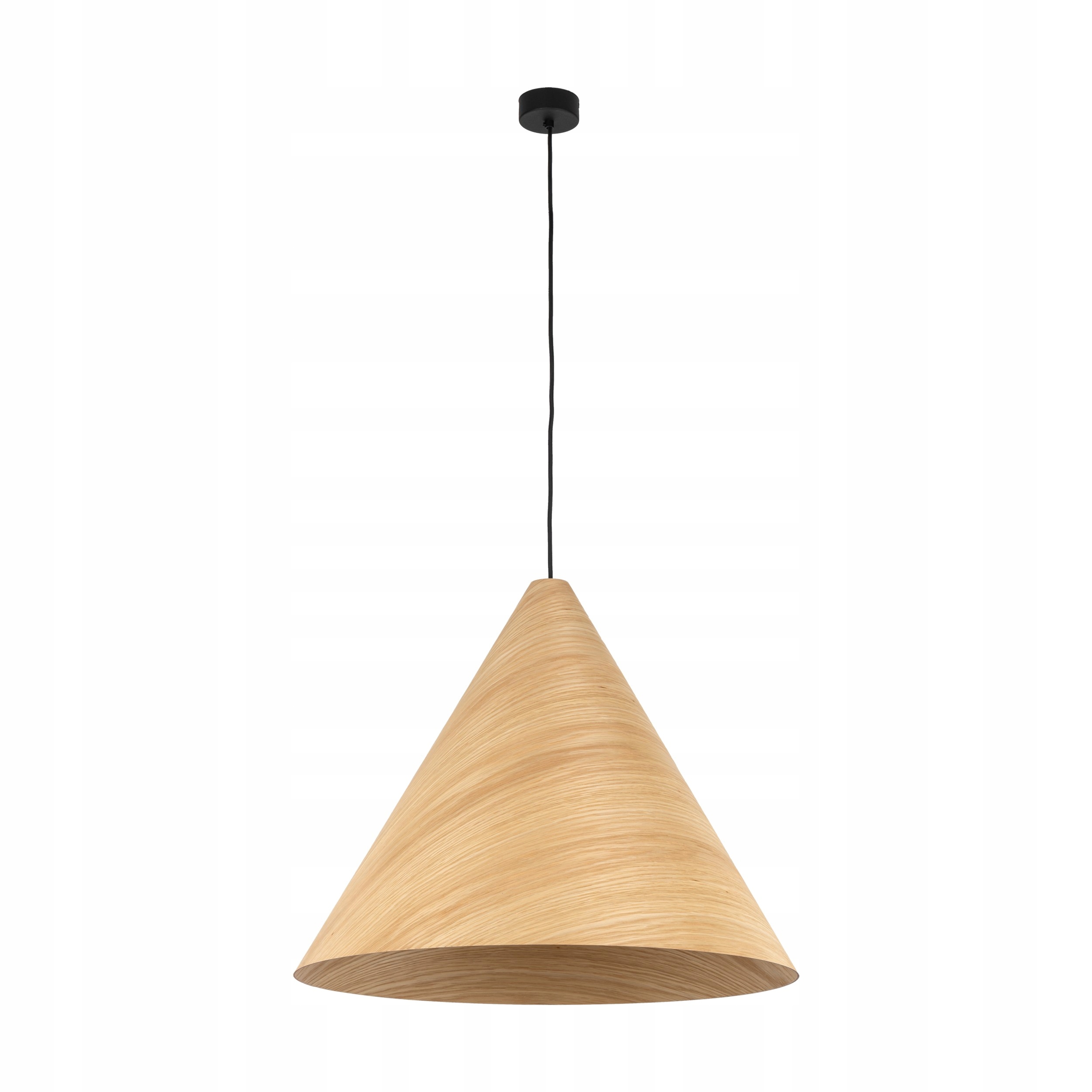 Dřevěný kužel Závěsná lampa Tk Lighting Solis Dub Světlý skandinávský