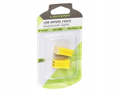 BEZPIECZNIKI JAPVAL MINI FEMALE 14, 60A, 2 SZT.