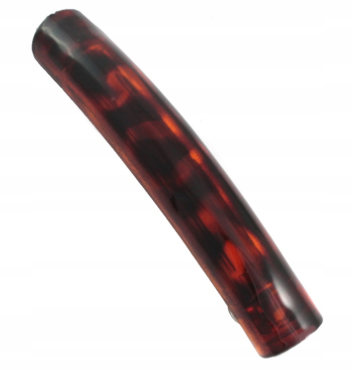 

Klamra Do Włosów Duża Automat Bursztynowa