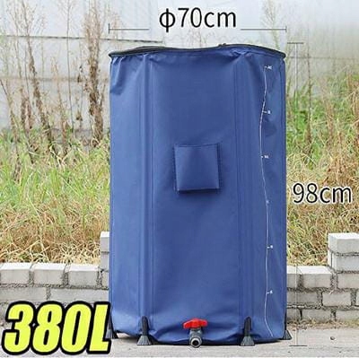 Nádrž na dažďovú vodu 380L Pvc Rozkladacia 700x980 mm s ventilom 3/4" 700x980