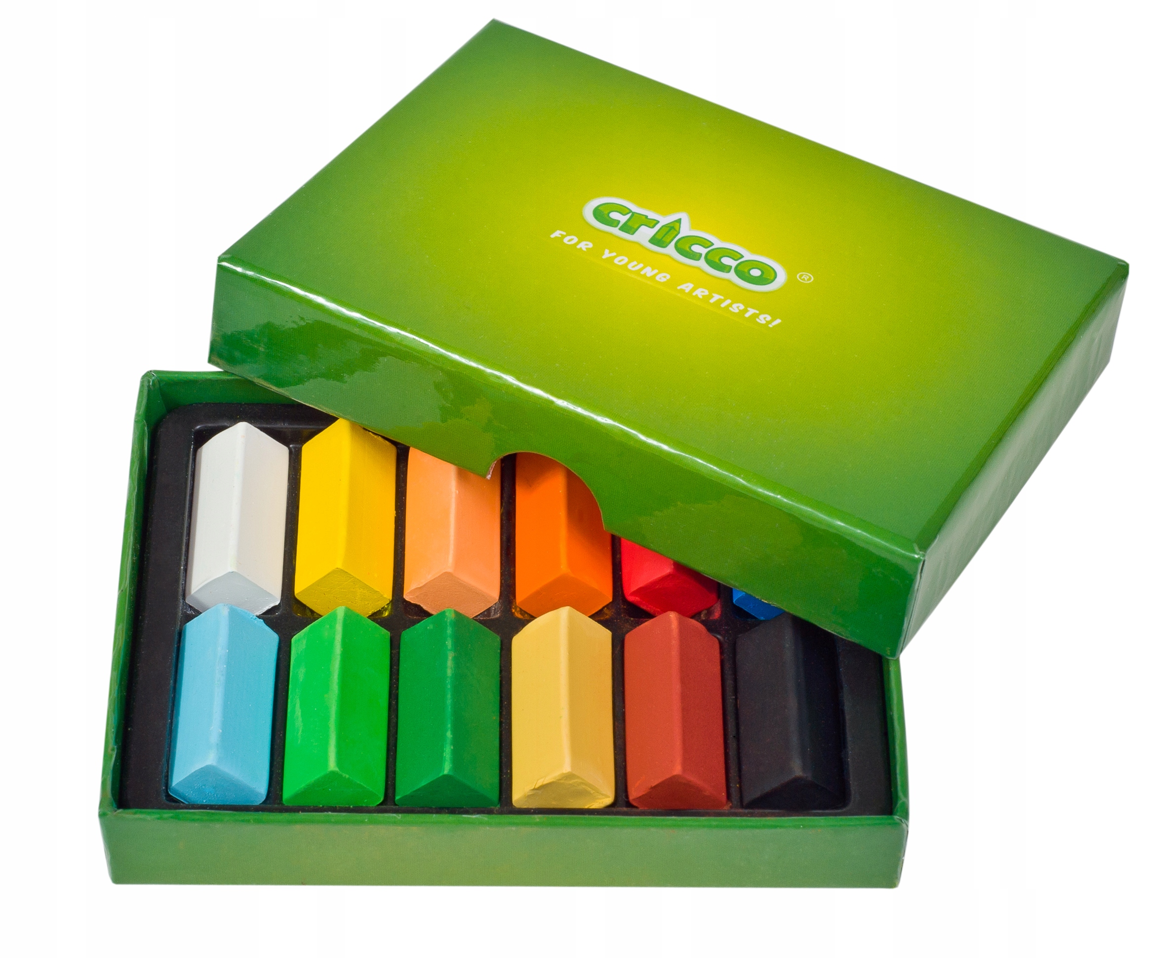 Pastele suche CRICCO 12 sztuk kredki pastelowe Marka Cricco