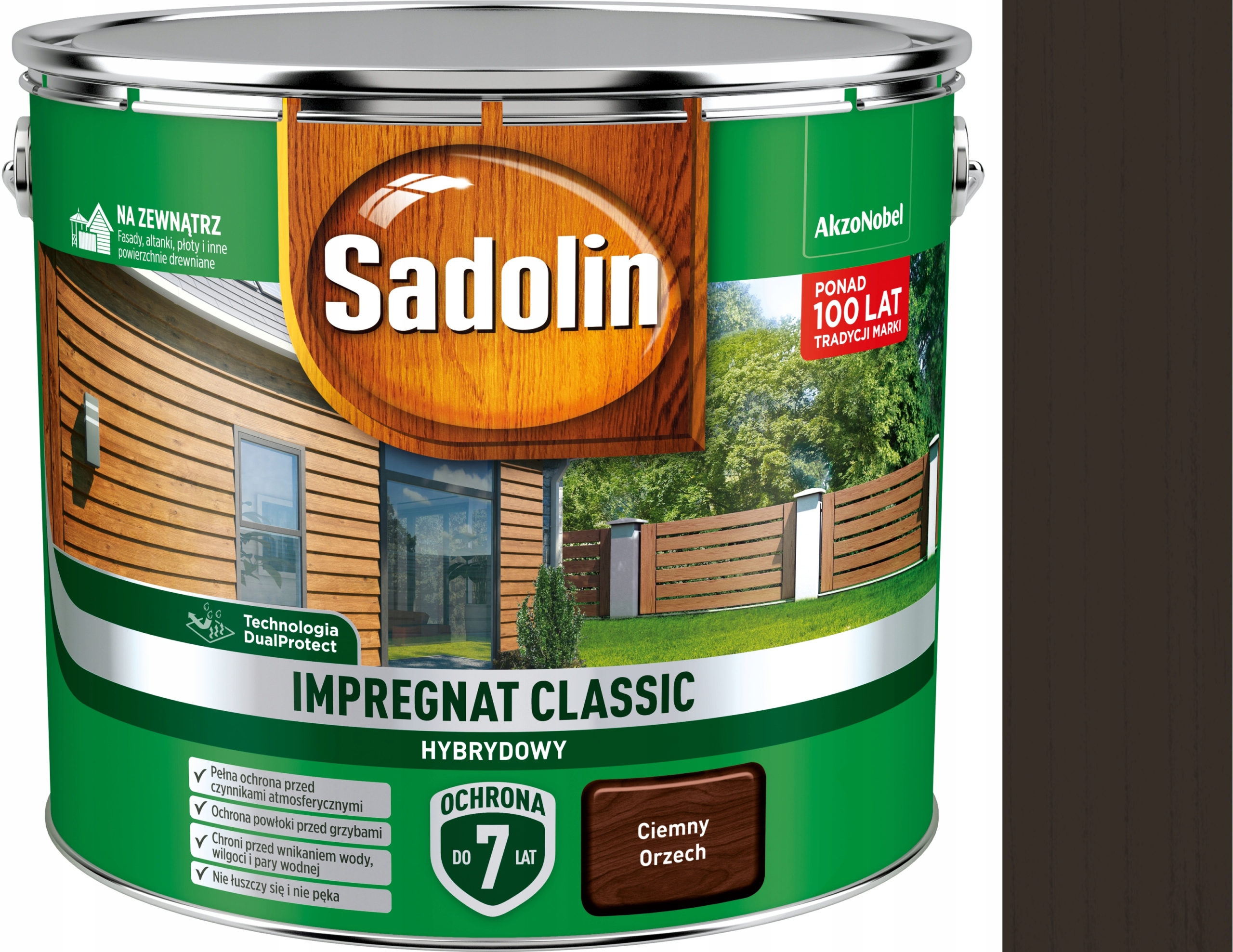 

Sadolin Classic Impregnat 9L Ciemny Orzech