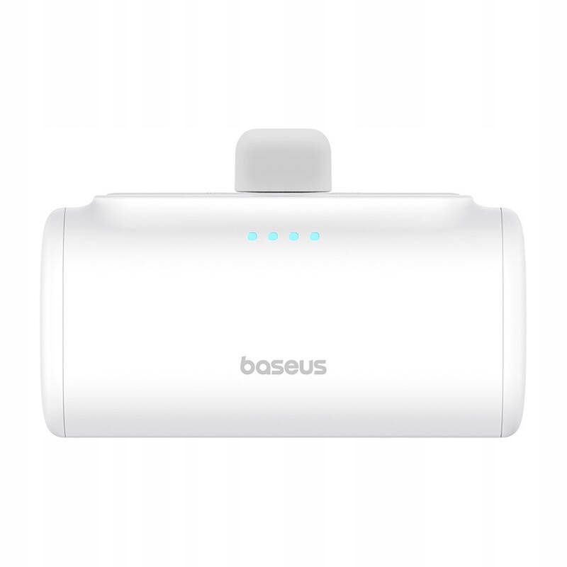 Powerbanka s integrovaným Usb-c konektorem Baseus Compact 20W 5000mAh Bílá