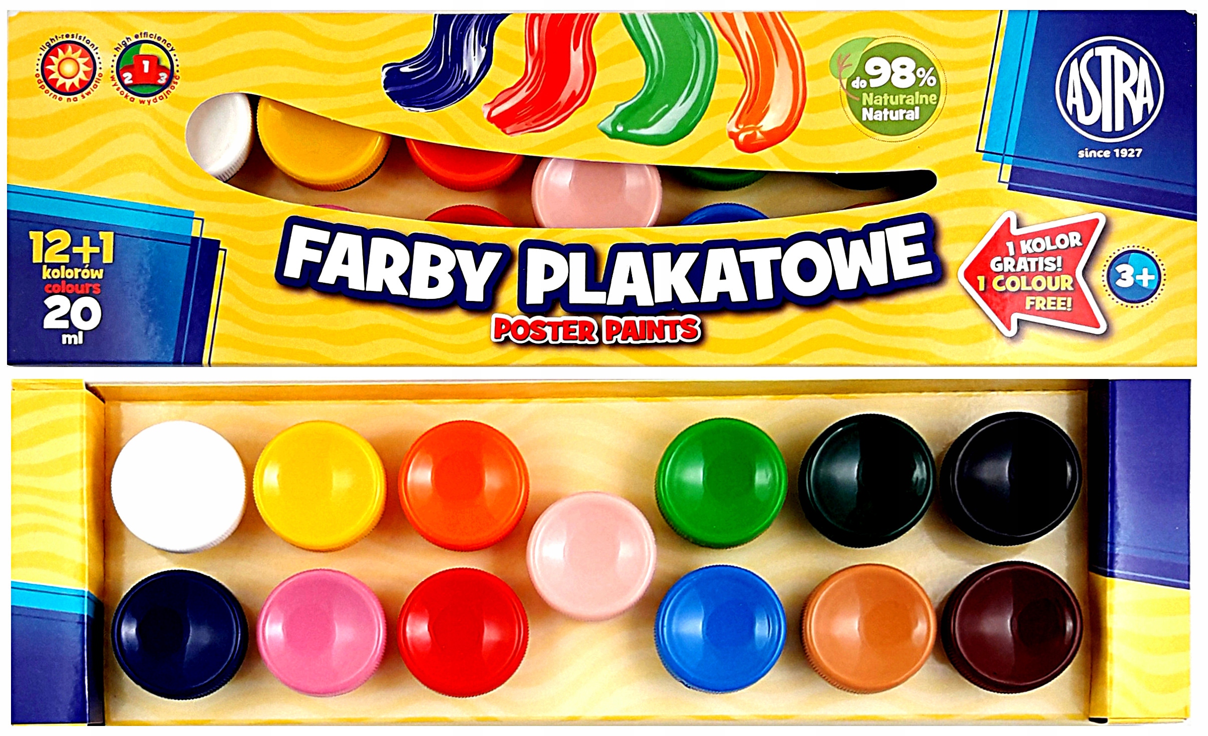 

Farby plakatowe Astra 20 ml 1 kolor