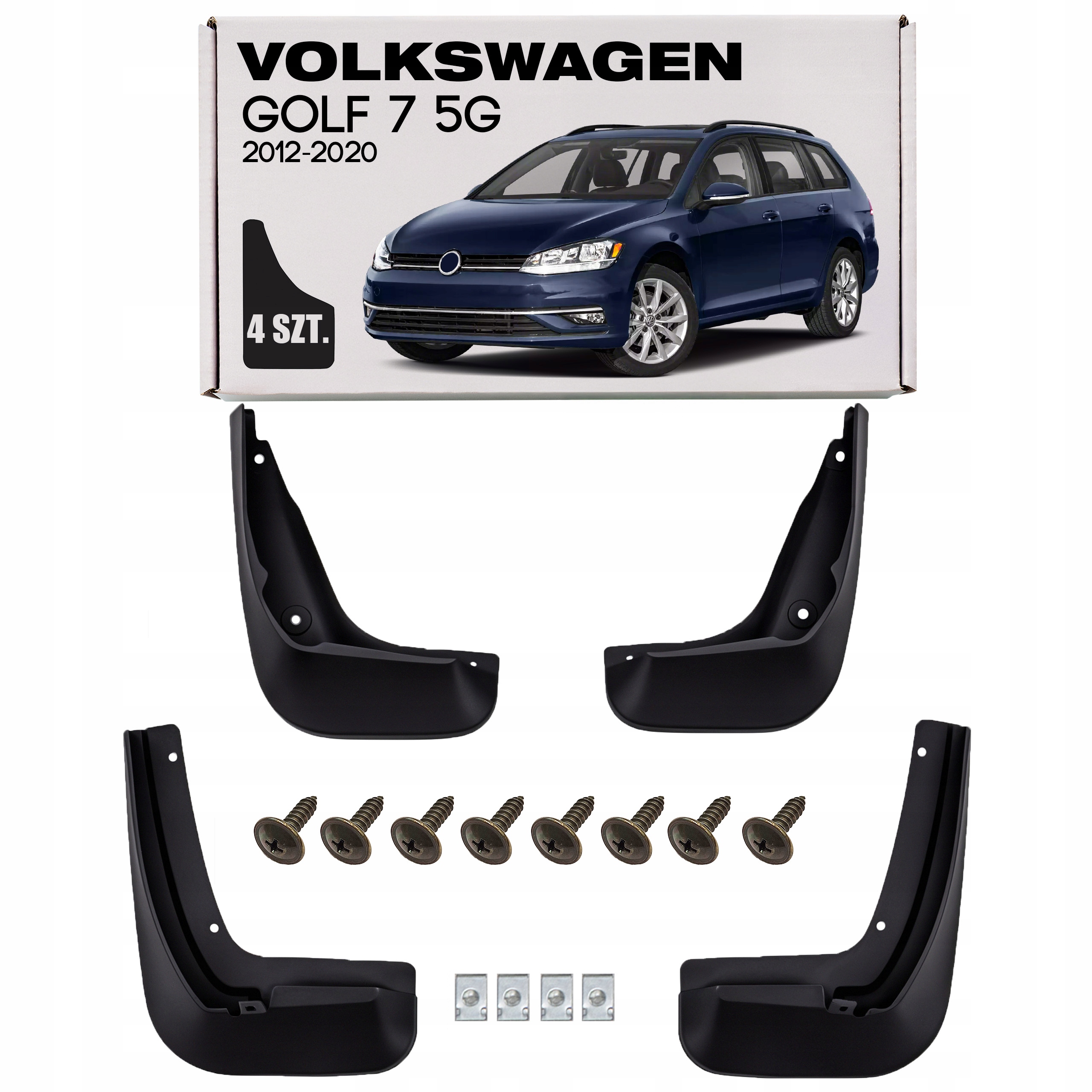 Volkswagen Golf 7 VII 5G 2012-2020 Kombi Chlapacze Dedykowane Komplet