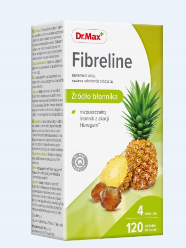 Fibreline Dr.Max błonnik 120 tabletek do żucia