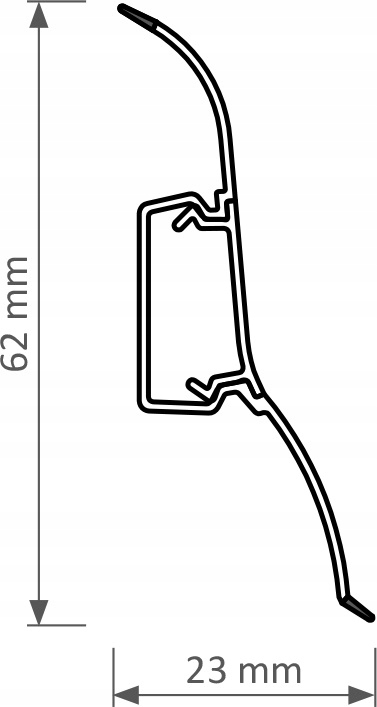 Listwa Korner Perfecta Dąb Milenium Ciemny Kod producenta dąb