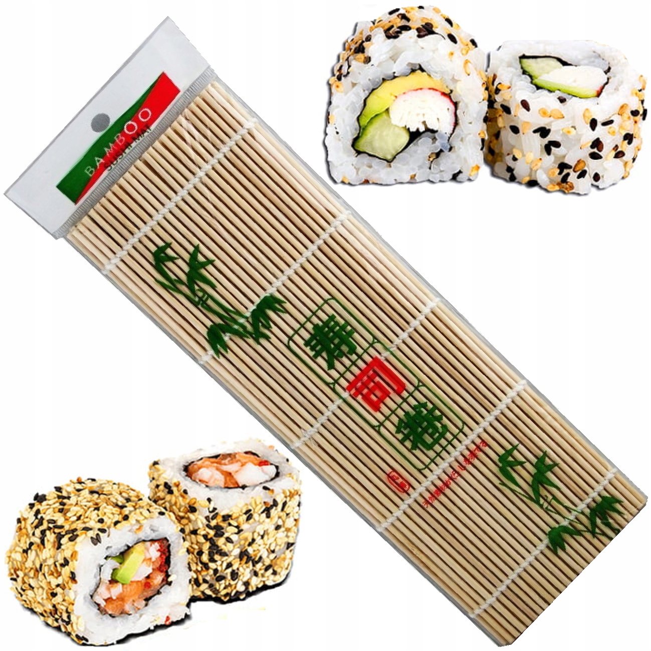 

Mata Bambusowa Do Sushi Okrągła 24cm x 24cm Makisu