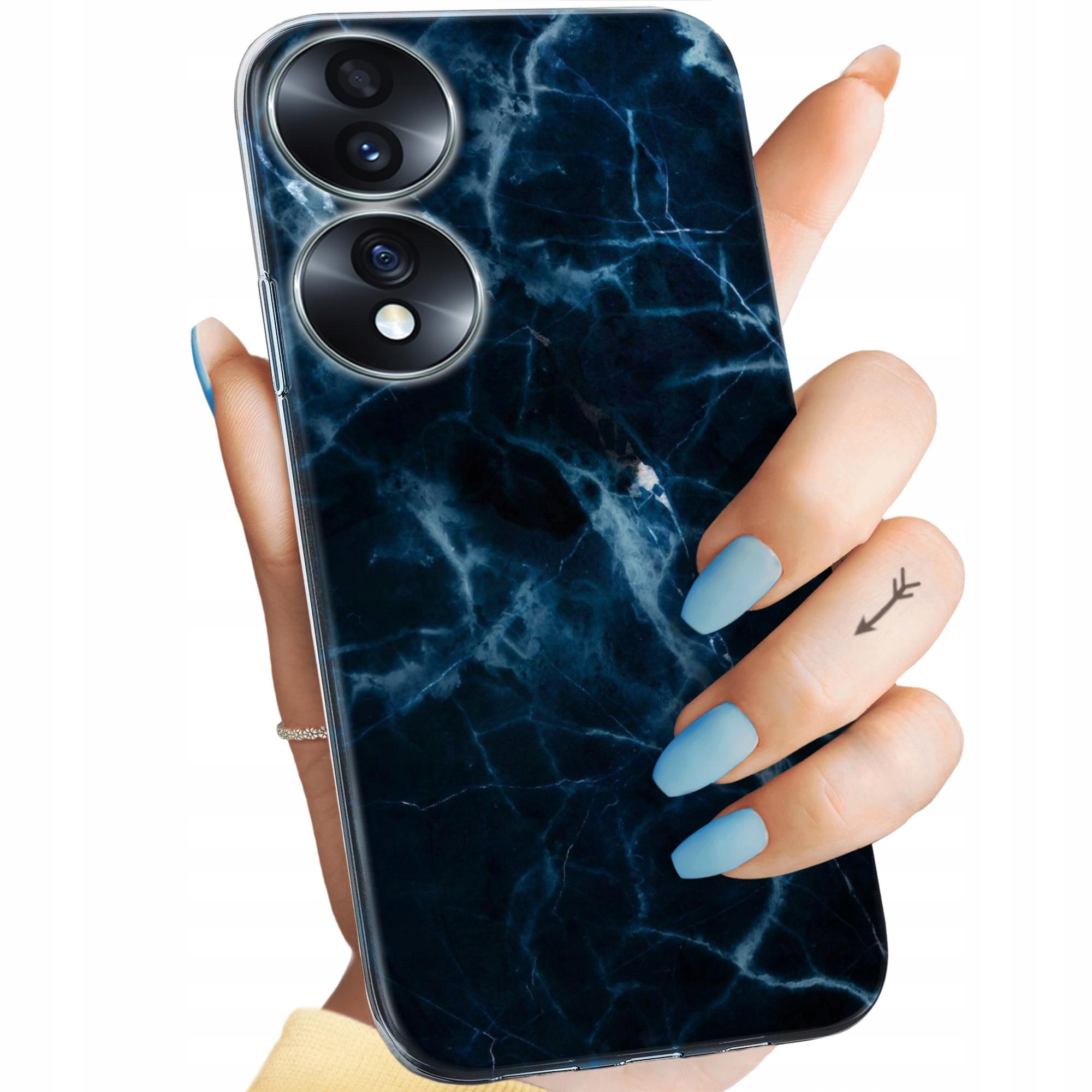 Etui Do Honor 70 Granatowe Obudowa Pokrowiec Case