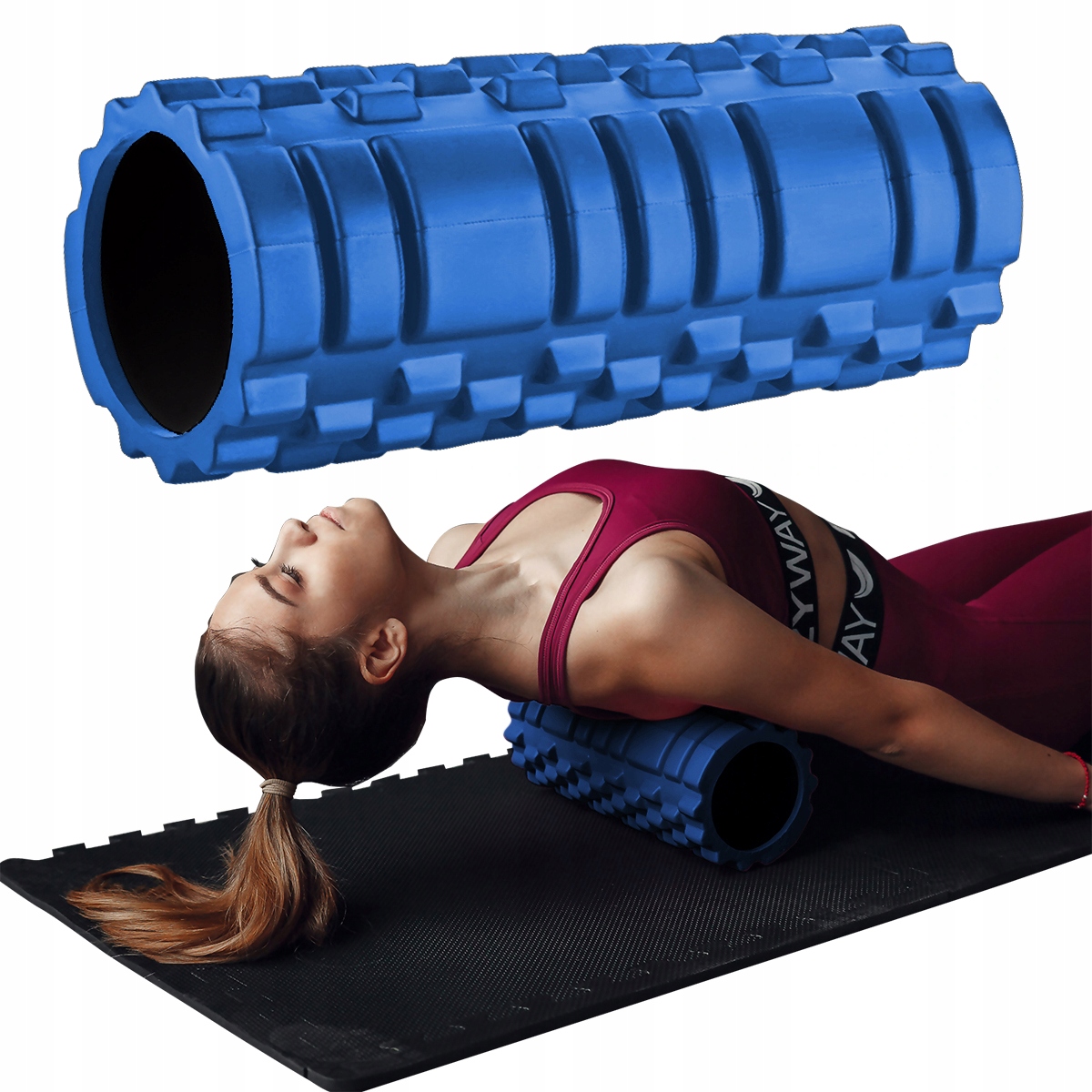 

Roller Wałek Do Masażu Ćwiczeń Jogi Piankowy Eva