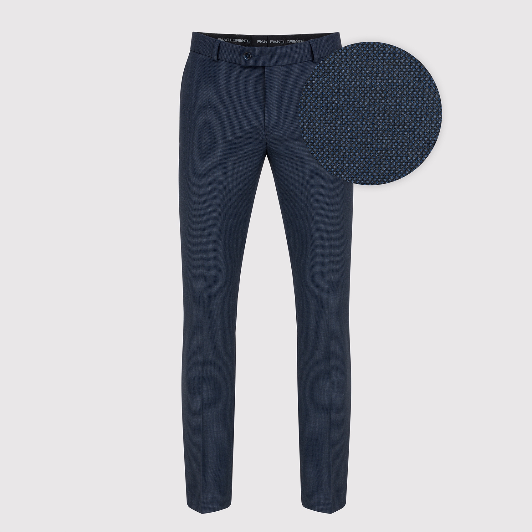 Tmavě modré oblekové kalhoty Pako Lorente vel