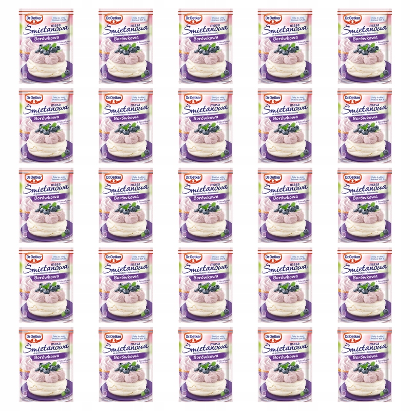 Dr. Oetker Borůvková smetanová hmota 65 g X25