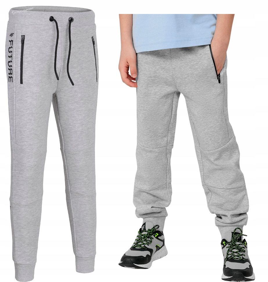 

4F Chłopięce Spodnie Dresowe Bawełna / rozm 158