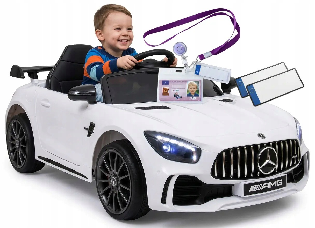 Mercedes Gtr-s Auto na akumulator Eva Skóra Pilot