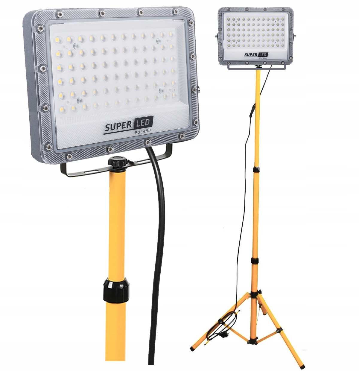 Halogenový Led stativ Stavební reflektor 50W Led 5500 lm Bz SuperLED