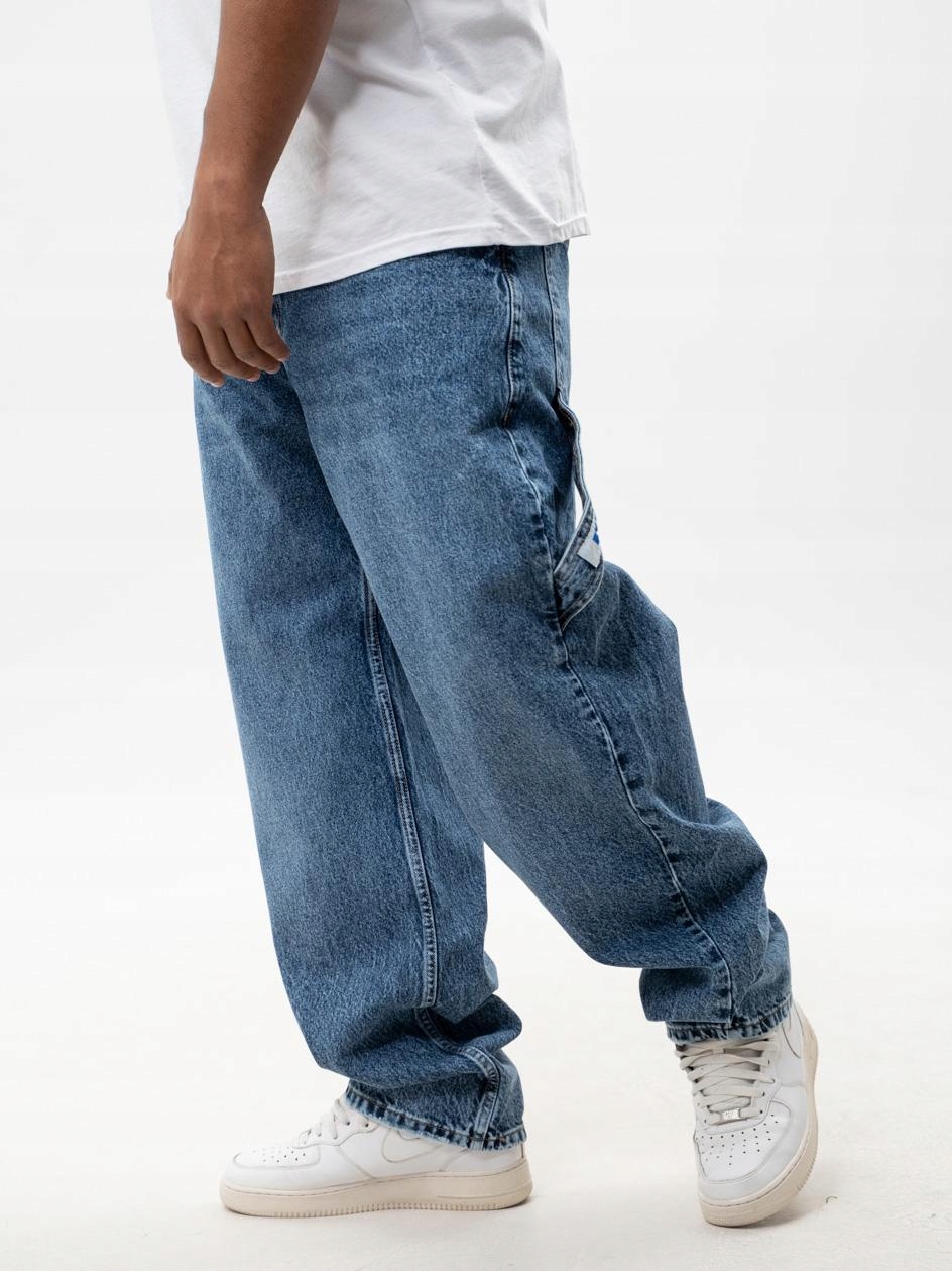Spodnie Jeans Jigga Wear Baggy Niebieskie m.1 roz. M