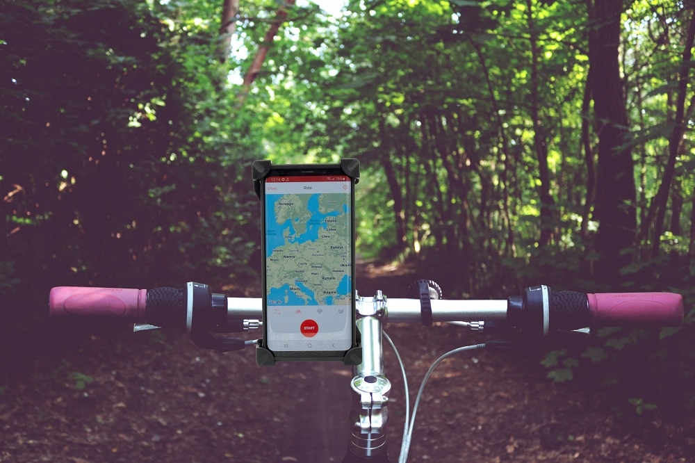 uchwyt rowerowy na kierownicę DLA ROWERZYSTY Model BH-110