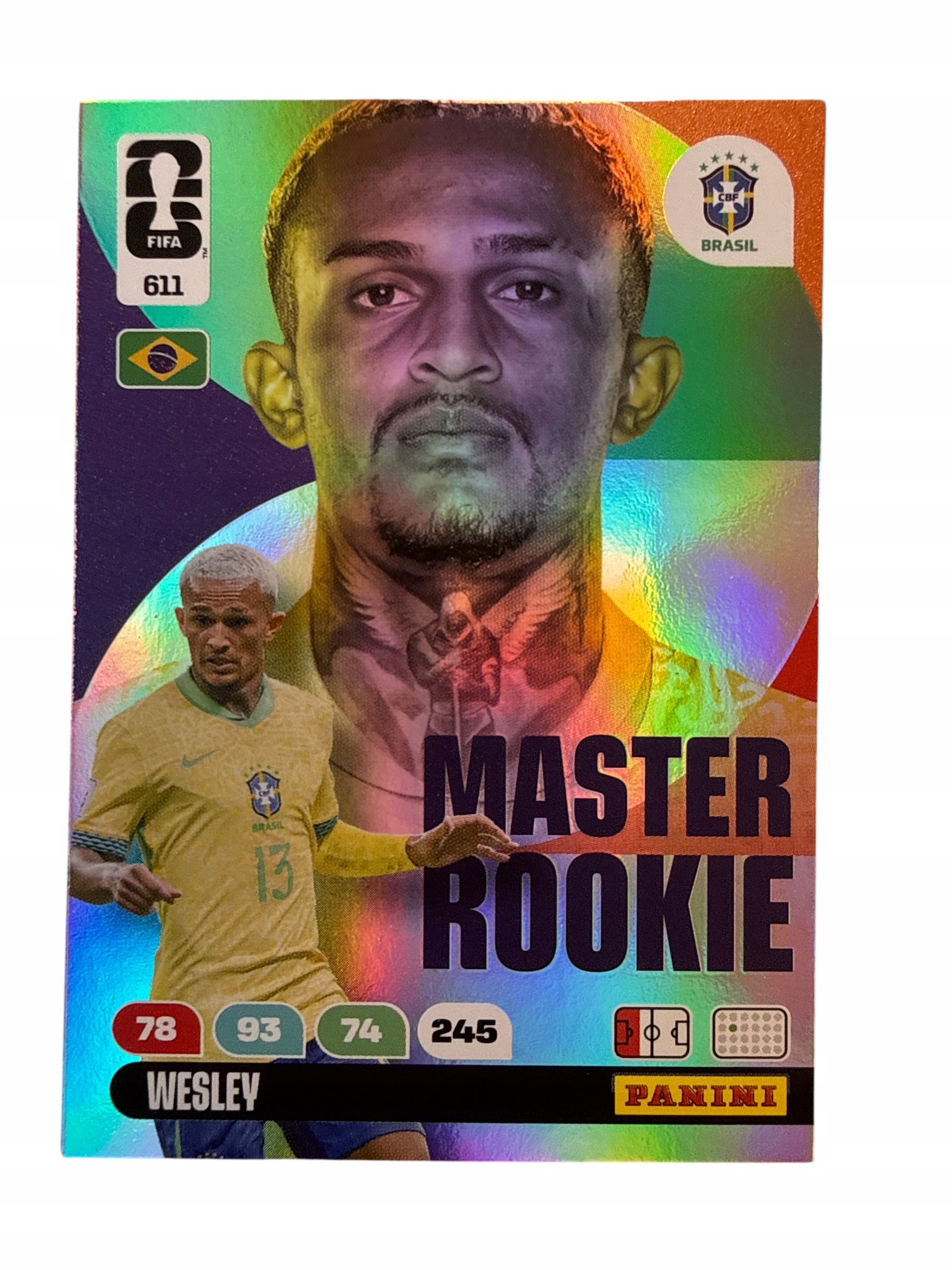 Fifa World Cup America 2026 Panini Master Rookies 611 Wesley