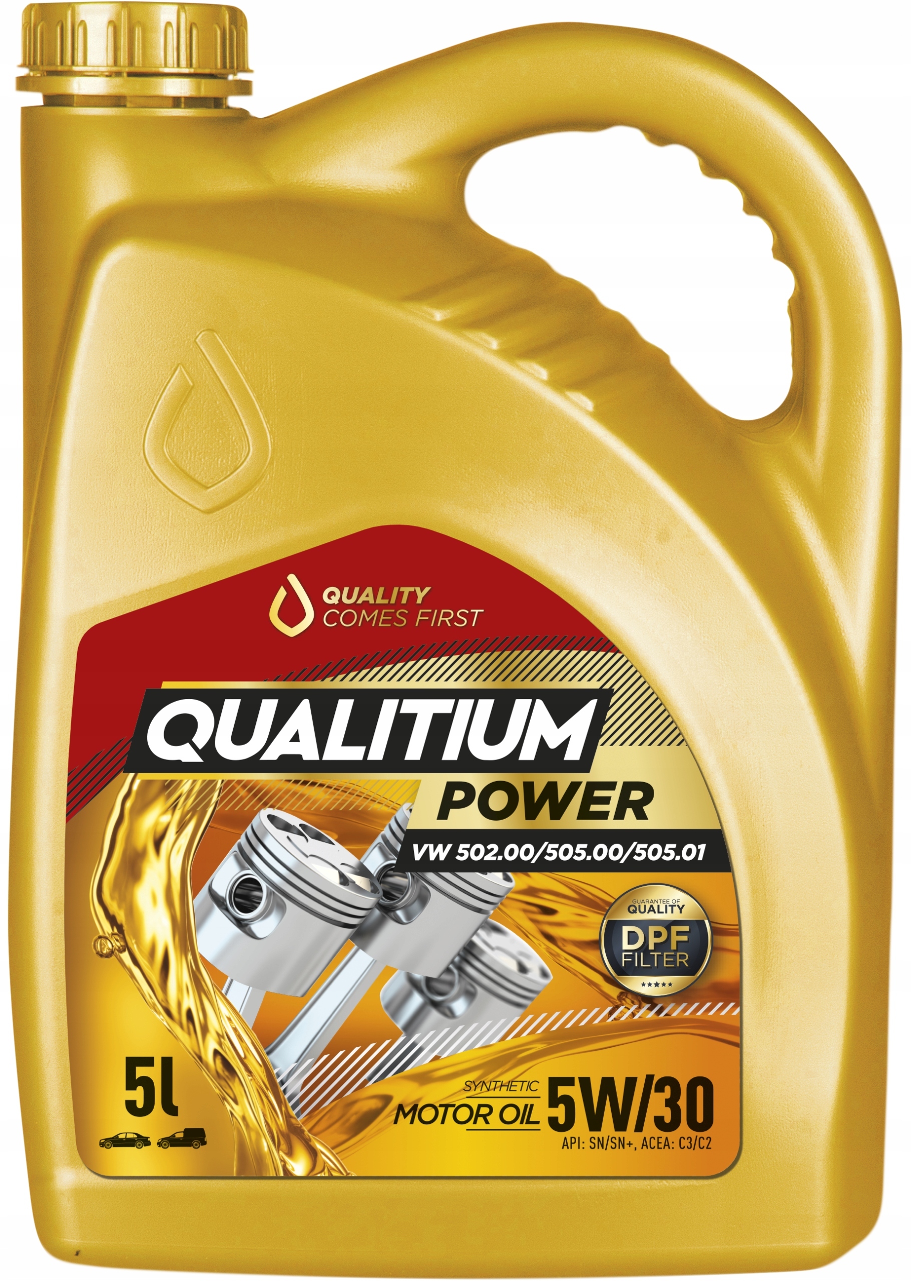 Olej Qualitium Power 5W30 5L 5W-30 5l Power 502.00/505.00/505.01