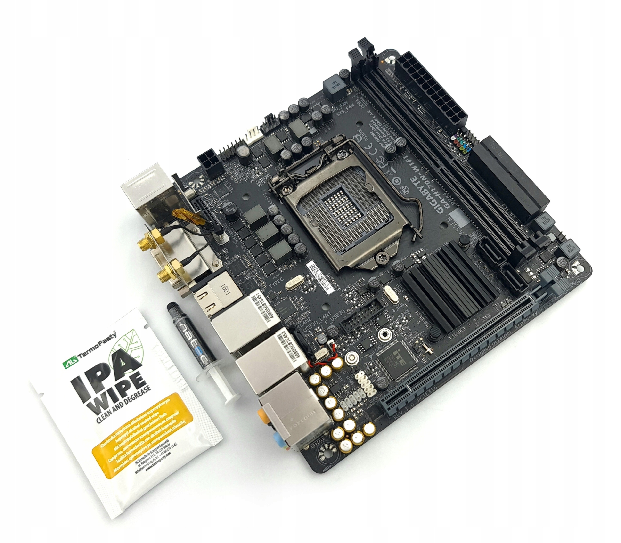 Płyta główna Gigabyte GA-H170N-WIFI Mini-ITX LGA1151 M.2 + pasta + IPA WIPE