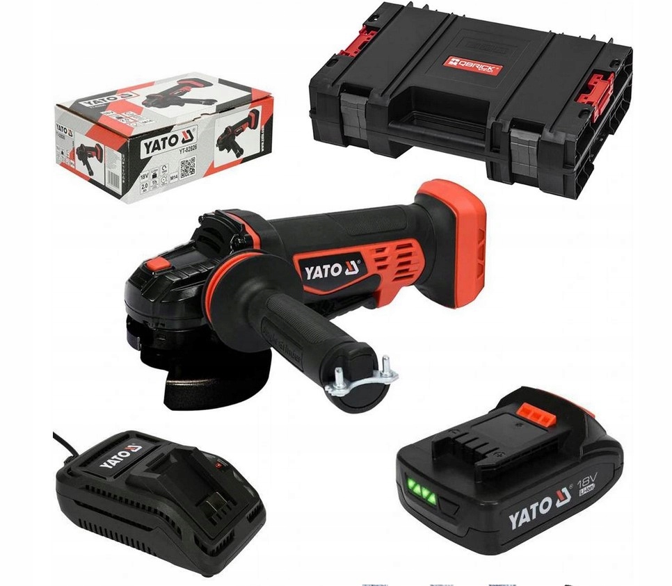

Yato Szlifierka Kątowa Akumulator 2Ah 18V Walizka