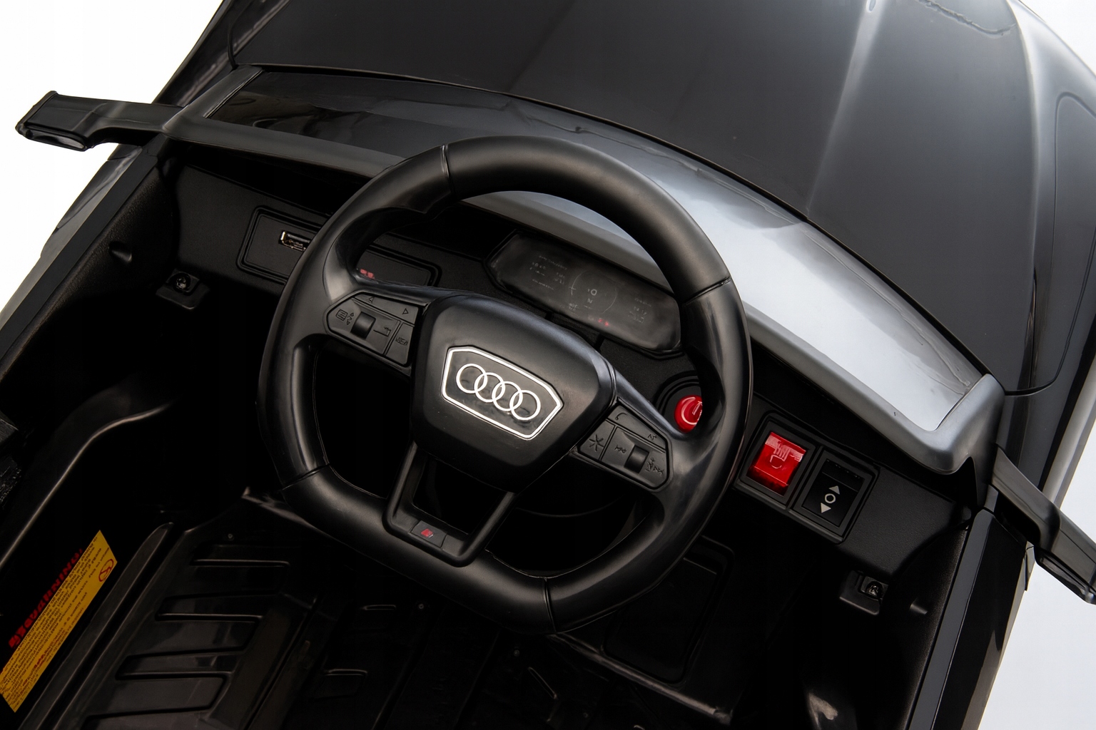 Auto na akumulator skóra pilot EVA samochód dla dzieci AUDI SQ8