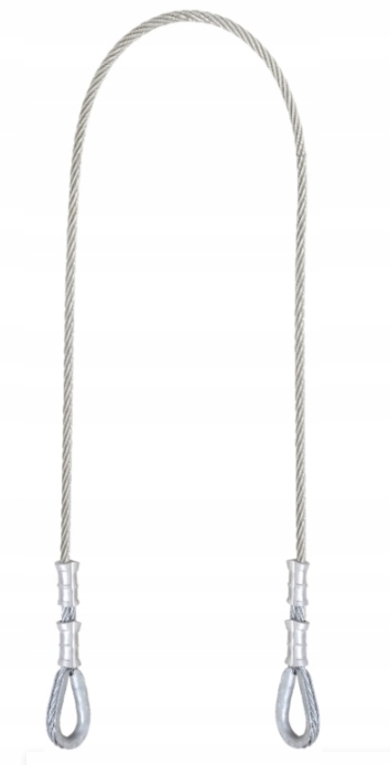 Ocelové kotvící lanko závěsu pro svářeče Irudek CTA14/2M 8 mm 22 kN