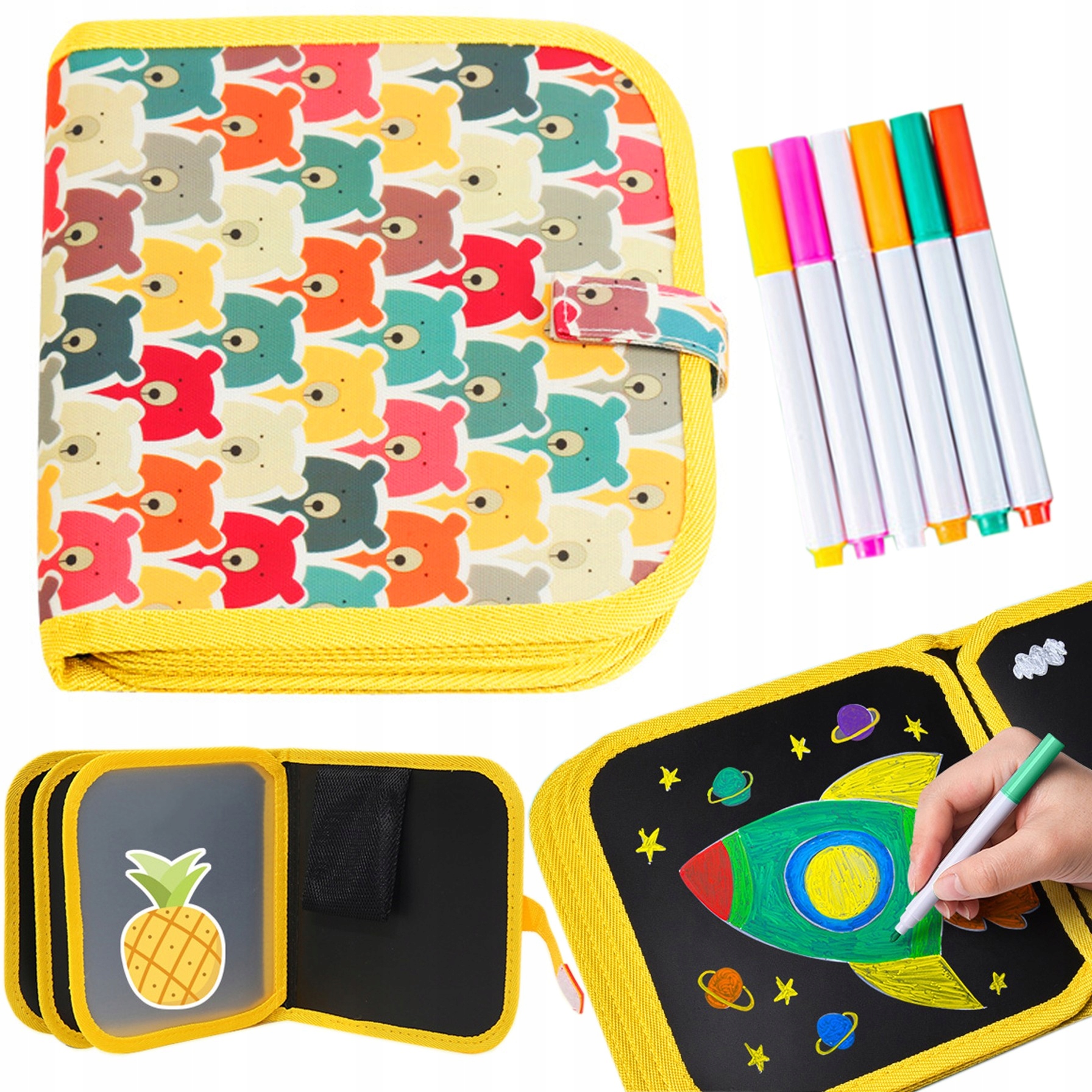 

Tablica Kredowa Książeczka Pisaki Kredowe Miś