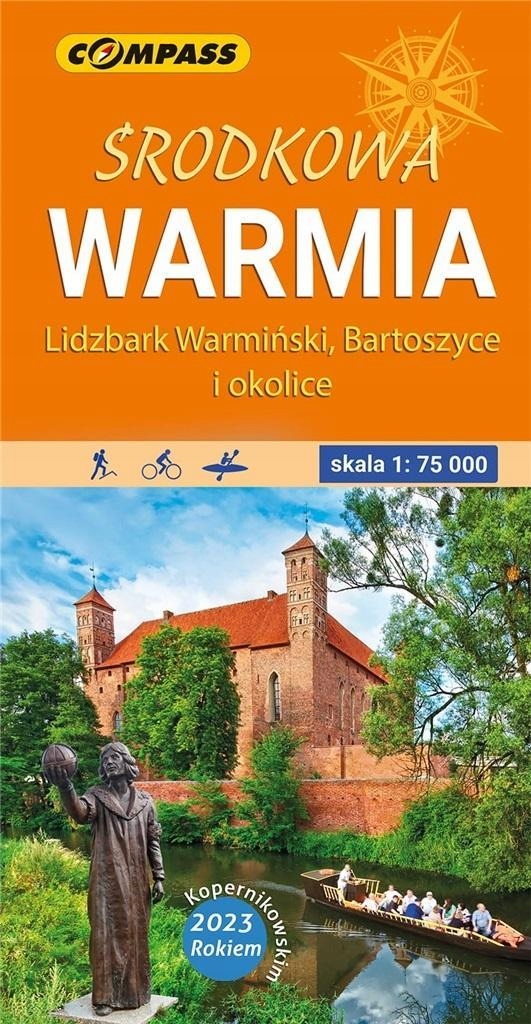

Mapa Turystyczna Środkowa Warmia Lam. 1:75 000